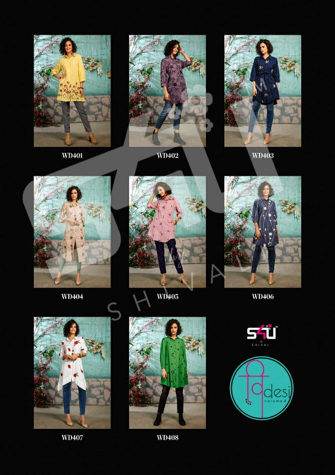 S4u V Desi Vol 4 Western Ladies Top Catalog
